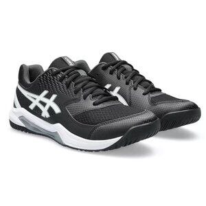 Asics Gel Gel-Dedicate 8 Pickleball Shoes Black Men's Size 10.5 NEW [jb]